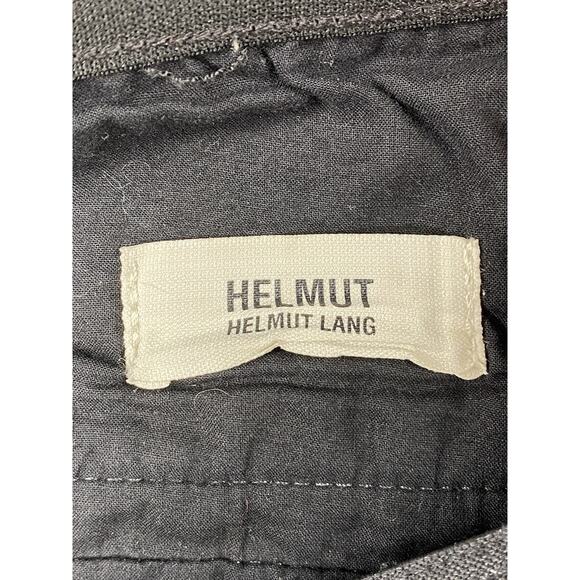 Helmet Lang Pants 26 Gray Wax Coated Skinny Faux Leather Look Tapered Legging - Picture 9 of 11